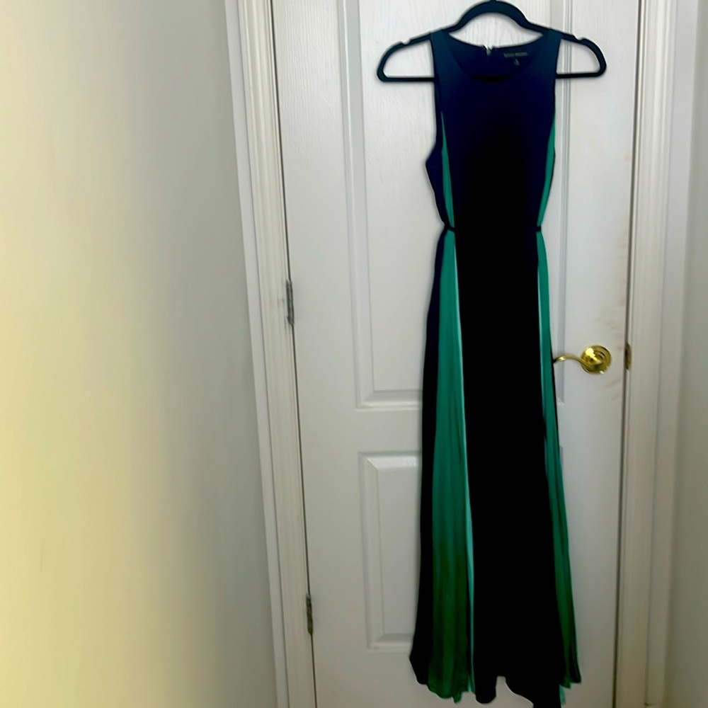 Navy blue maxi dress